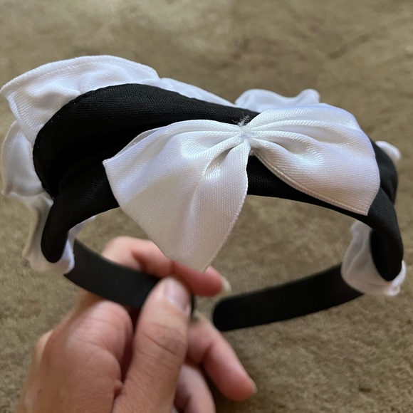 Full French maid costume with accessories, size medium - Picture 3 of 9